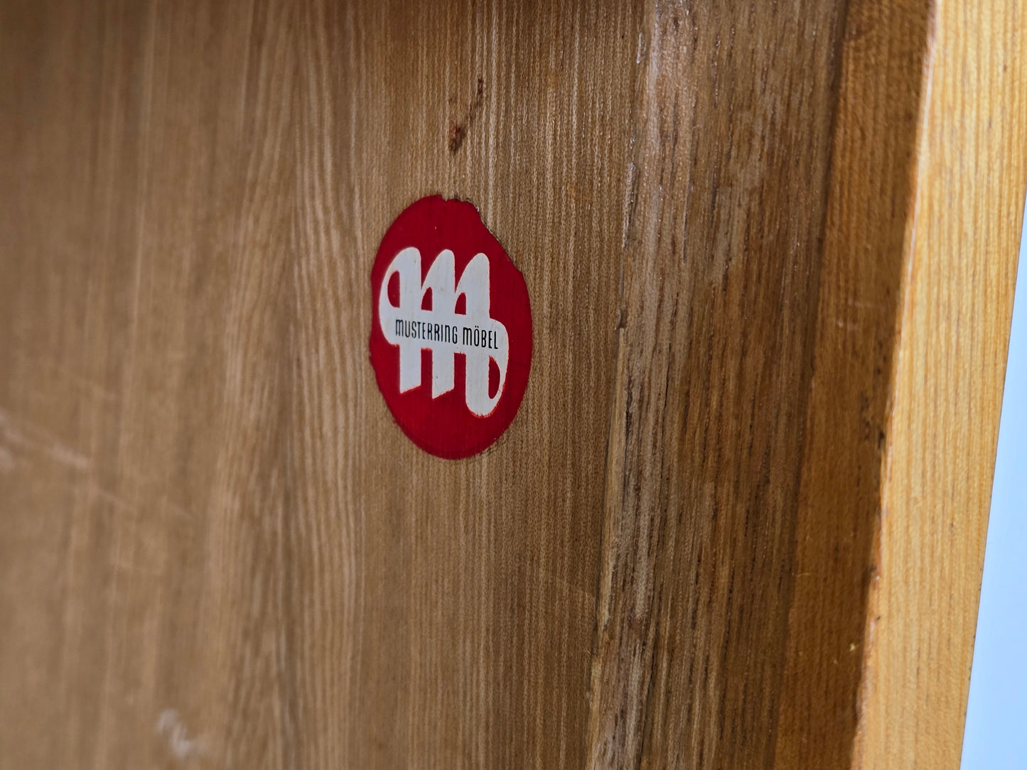 MUSTERRING SIDEBOARD vintage kommode tv board low holz rüster mid century vitrine