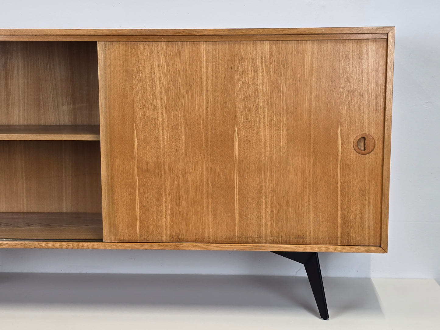 MUSTERRING SIDEBOARD vintage kommode tv board low holz rüster mid century vitrine