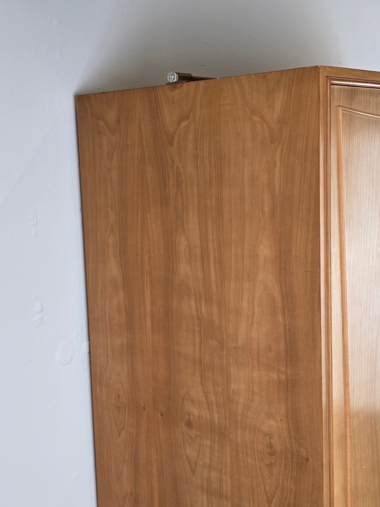 MID CENTURY KLEIDERSCHRANK schrank rüster holz vintage 1960er 60s