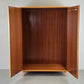 MID CENTURY KLEIDERSCHRANK schrank rüster holz vintage 1960er 60s