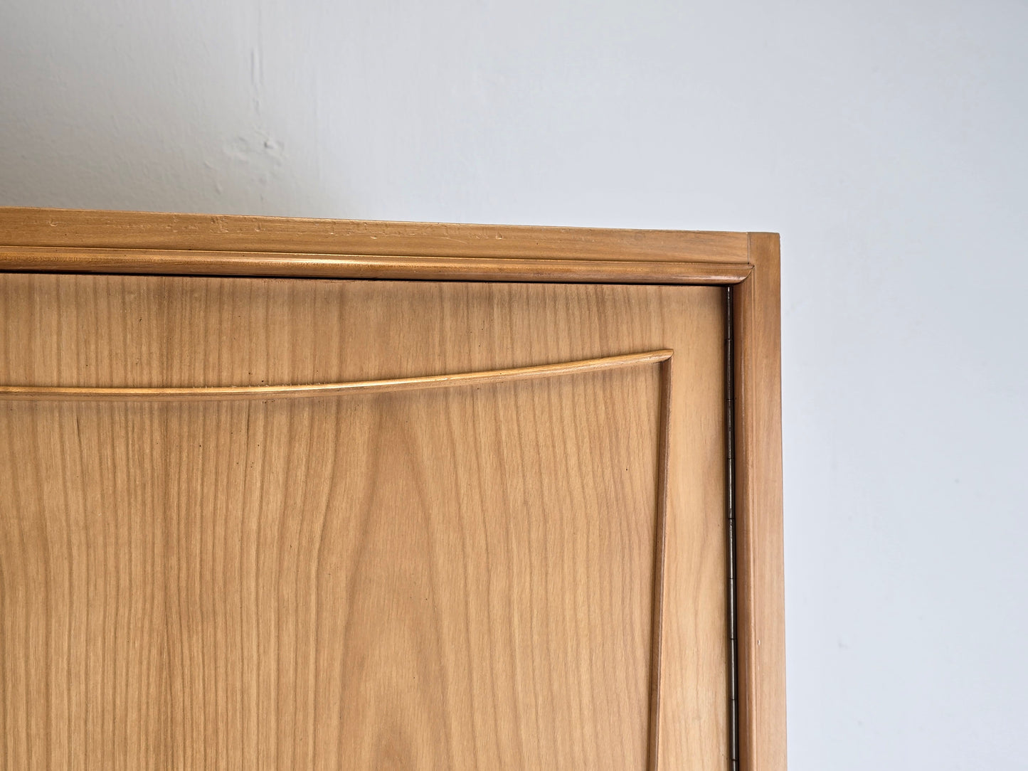 MID CENTURY KLEIDERSCHRANK schrank rüster holz vintage 1960er 60s