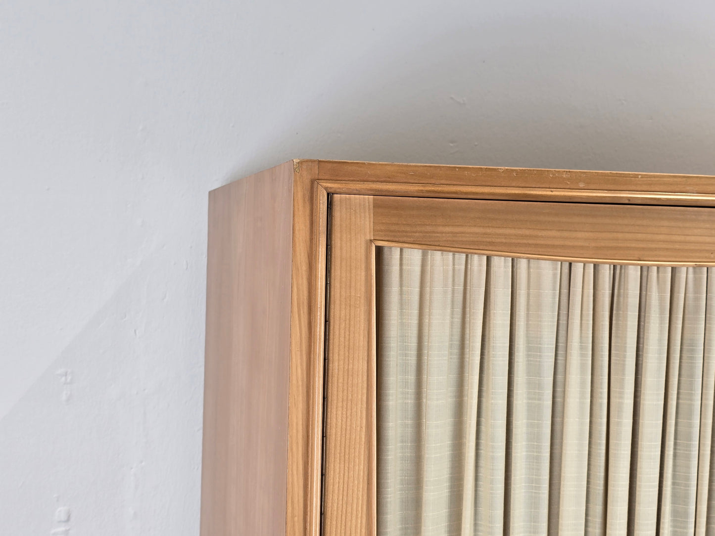 MID CENTURY KLEIDERSCHRANK schrank rüster holz vintage 1960er 60s