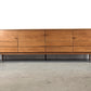 MID CENTURY SIDEBOARD nussbaum holz kommode tv vintage 1960er