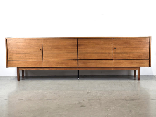MID CENTURY SIDEBOARD nussbaum holz kommode tv vintage 1960er