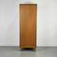 VINTAGE KLEIDERSCHRANK holz schrank nussbaum schmal 1960er mid century