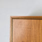 VINTAGE KLEIDERSCHRANK holz schrank nussbaum schmal 1960er mid century
