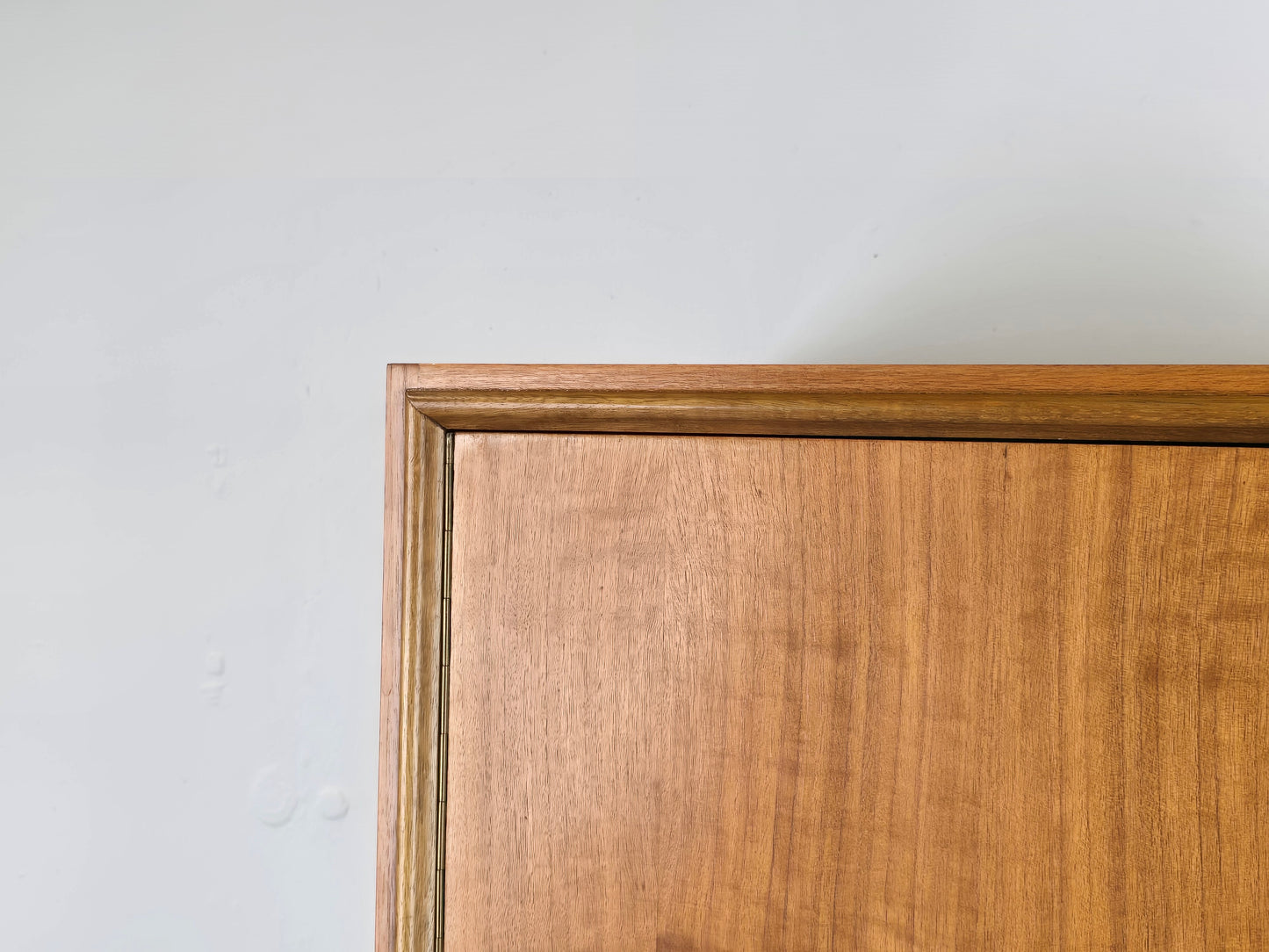 VINTAGE KLEIDERSCHRANK holz schrank nussbaum schmal 1960er mid century