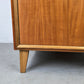 VINTAGE KLEIDERSCHRANK holz schrank nussbaum schmal 1960er mid century
