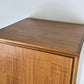 VINTAGE KLEIDERSCHRANK holz schrank nussbaum schmal 1960er mid century