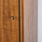 VINTAGE KLEIDERSCHRANK holz schrank nussbaum schmal 1960er mid century