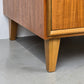 VINTAGE KLEIDERSCHRANK holz schrank nussbaum schmal 1960er mid century