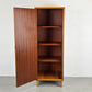 VINTAGE KLEIDERSCHRANK holz schrank nussbaum schmal 1960er mid century