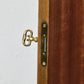VINTAGE KLEIDERSCHRANK holz schrank nussbaum schmal 1960er mid century