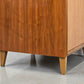 VINTAGE KLEIDERSCHRANK holz schrank nussbaum schmal 1960er mid century