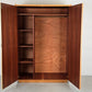 VINTAGE KLEIDERSCHRANK holz schrank rüster 1960er mid century