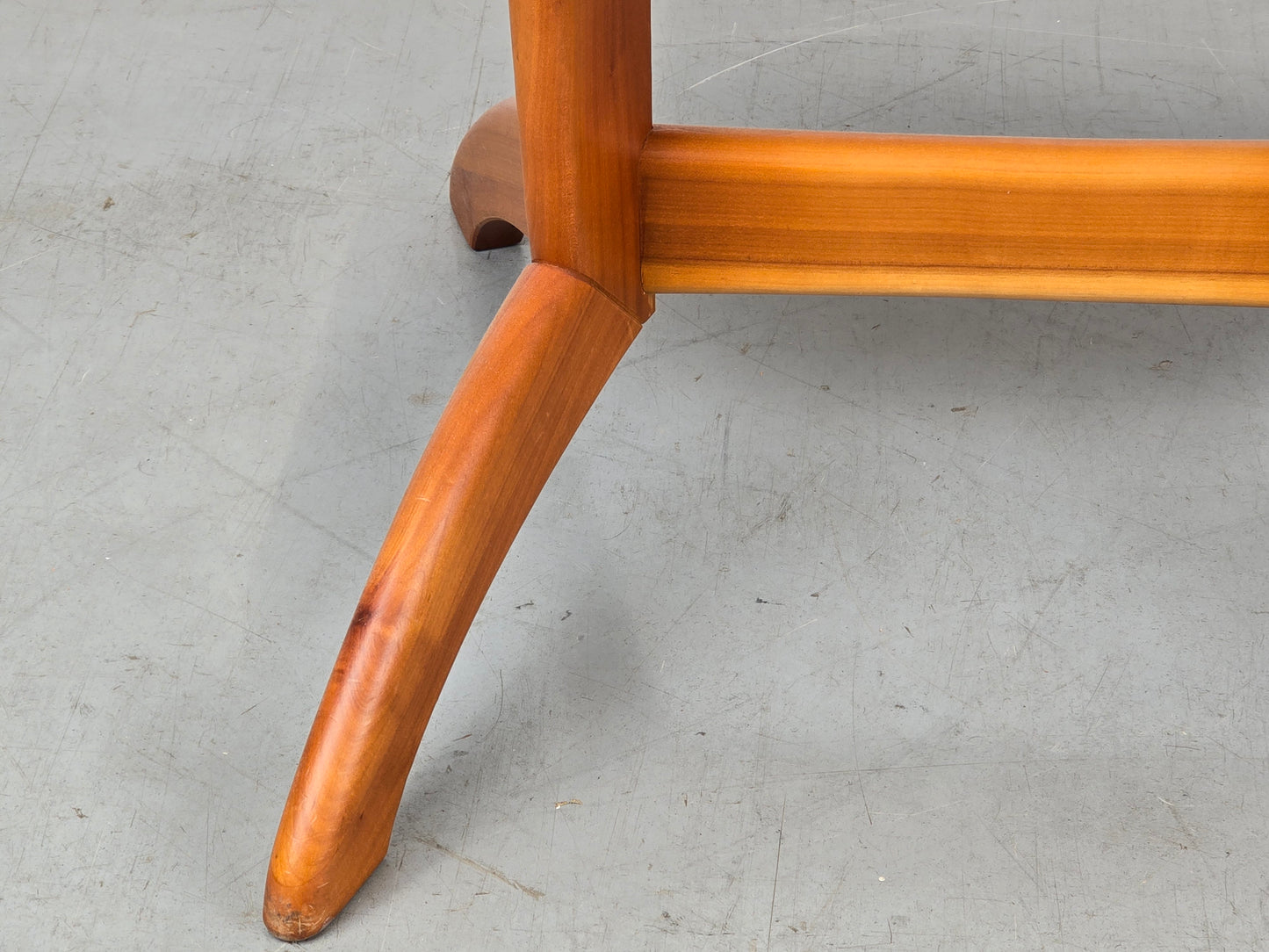 KIRSCHBAUM HOLZ ESSTISCH oval vintage kirsche esszimmer ausziehbar