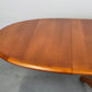 KIRSCHBAUM HOLZ ESSTISCH oval vintage kirsche esszimmer ausziehbar