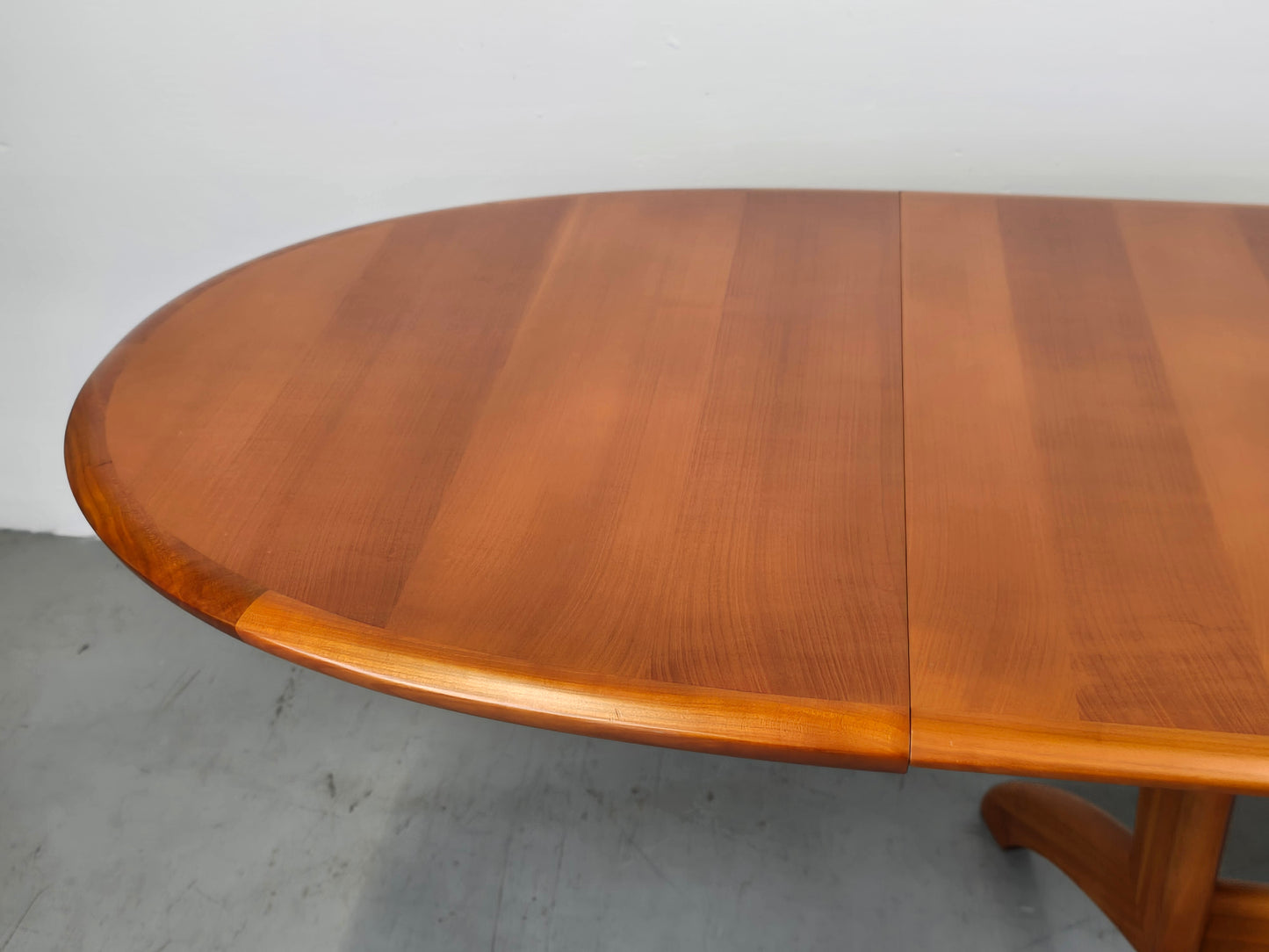 KIRSCHBAUM HOLZ ESSTISCH oval vintage kirsche esszimmer ausziehbar