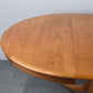 VINTAGE ESSTISCH RUND holz echtholz esszimmer ausziehbar küche kirschbaum