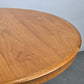 VINTAGE ESSTISCH RUND holz echtholz esszimmer ausziehbar küche kirschbaum