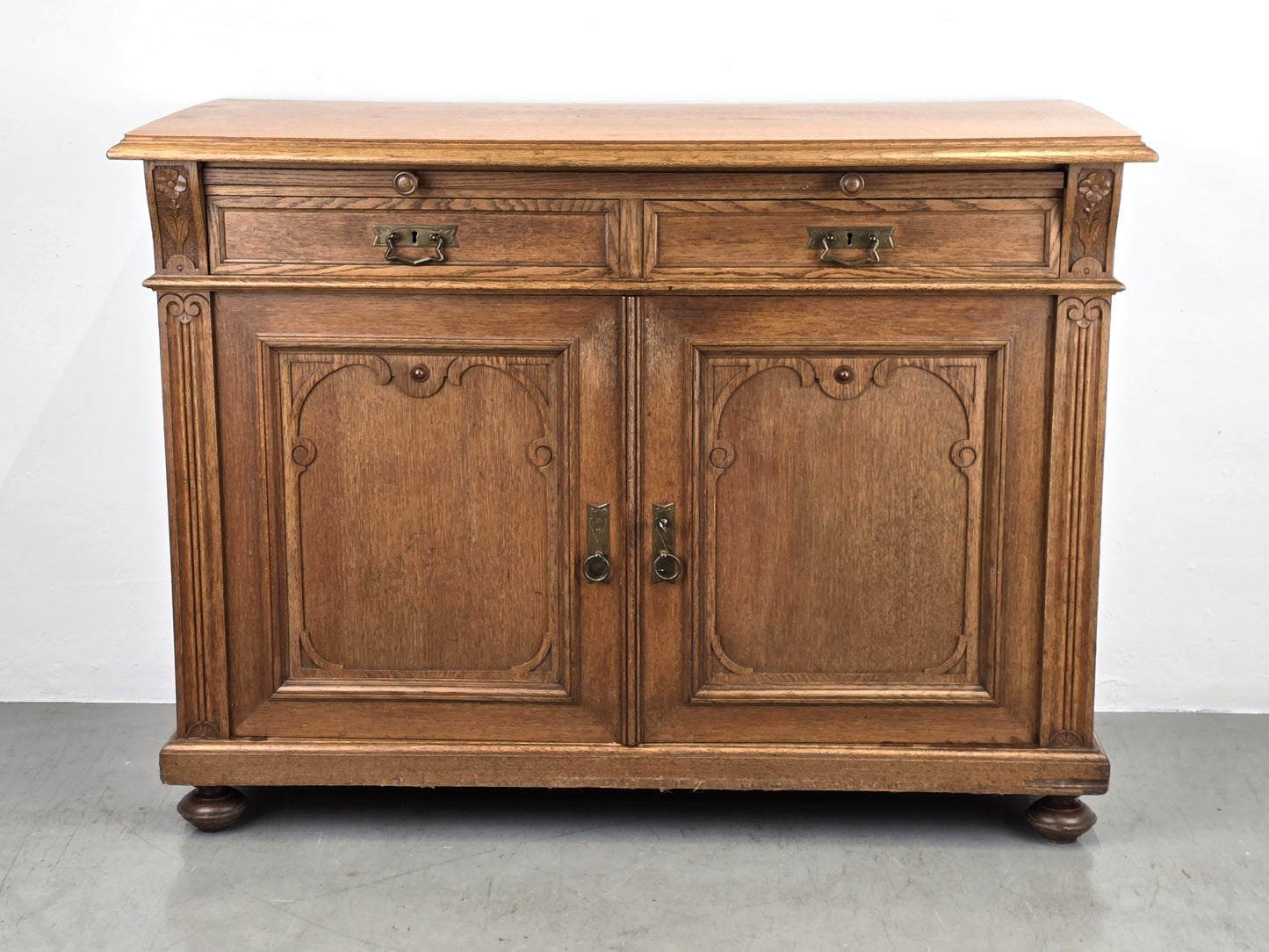 ANTIK KOMMODE sideboard eiche holz antike schubladen vintage vollholz massiv