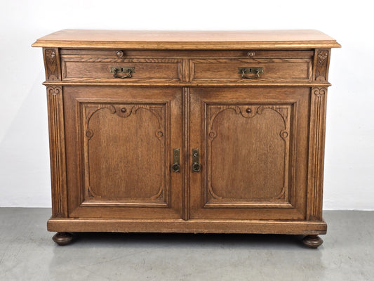 ANTIK KOMMODE sideboard eiche holz antike schubladen vintage vollholz massiv