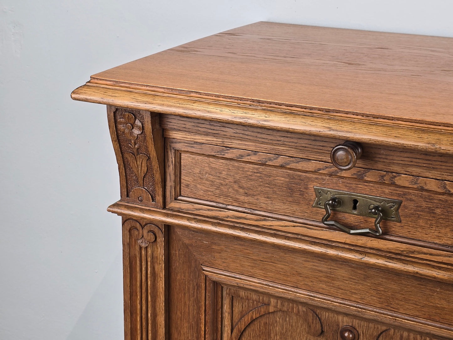 ANTIK KOMMODE sideboard eiche holz antike schubladen vintage vollholz massiv