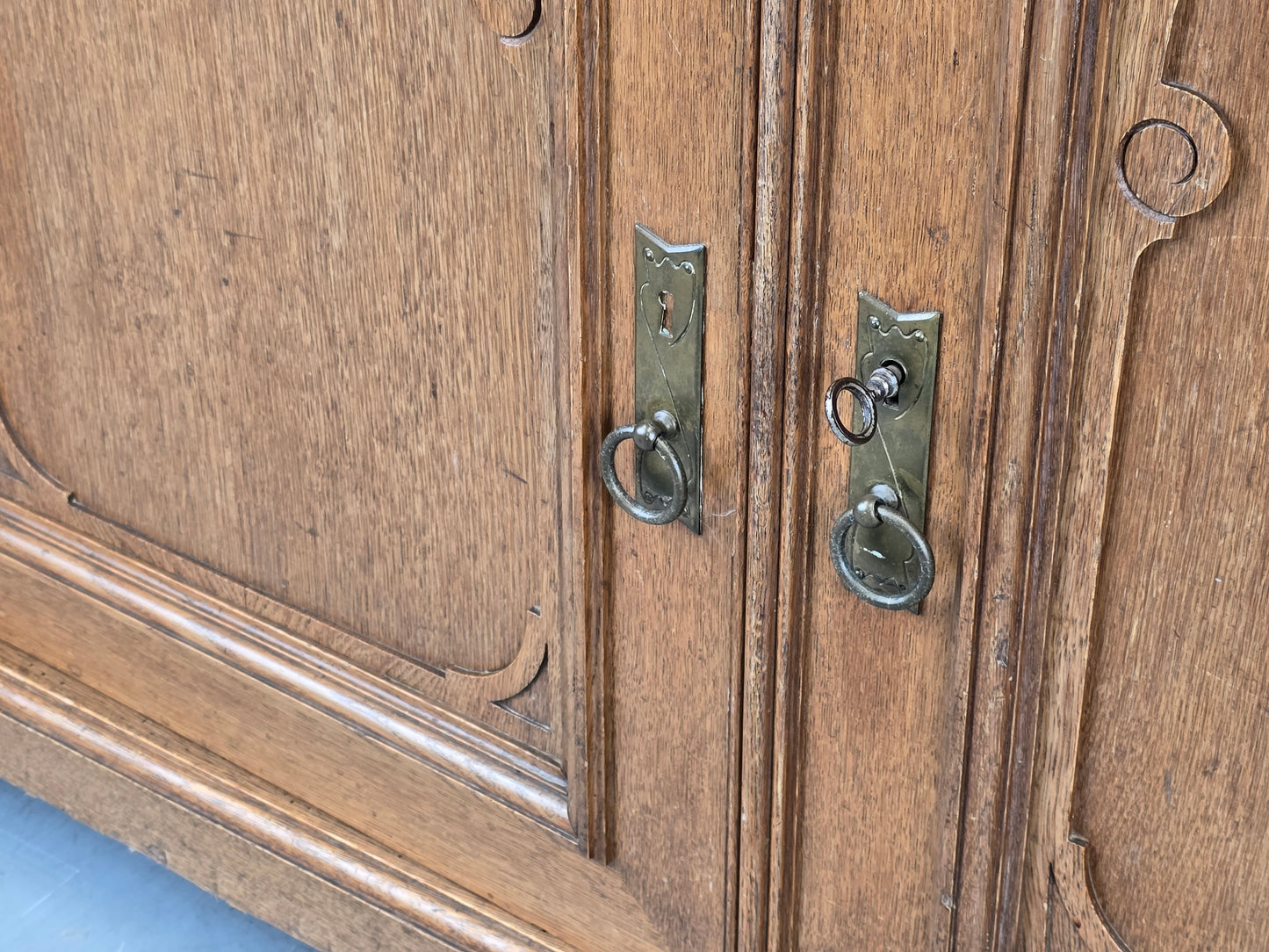 ANTIK KOMMODE sideboard eiche holz antike schubladen vintage vollholz massiv