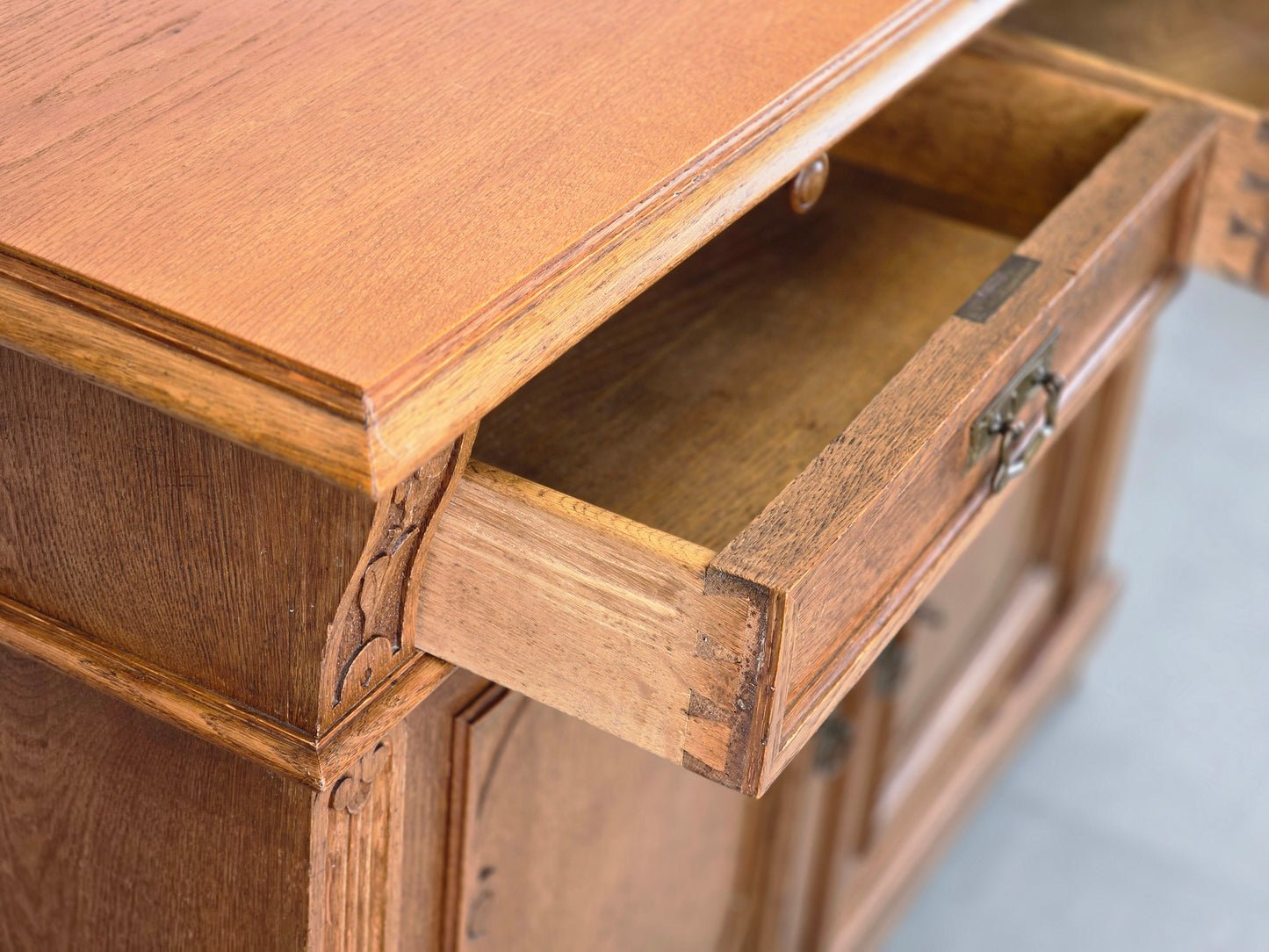 ANTIK KOMMODE sideboard eiche holz antike schubladen vintage vollholz massiv