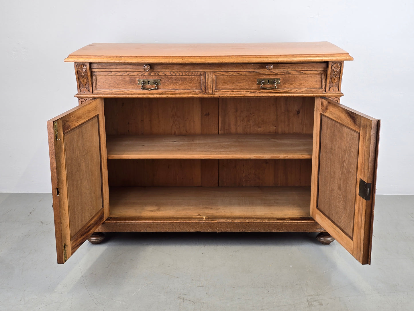 ANTIK KOMMODE sideboard eiche holz antike schubladen vintage vollholz massiv