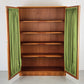 VINTAGE KLEIDERSCHRANK schrank vitrine nussbaum holz Küchenschrank Schuhregal geschier