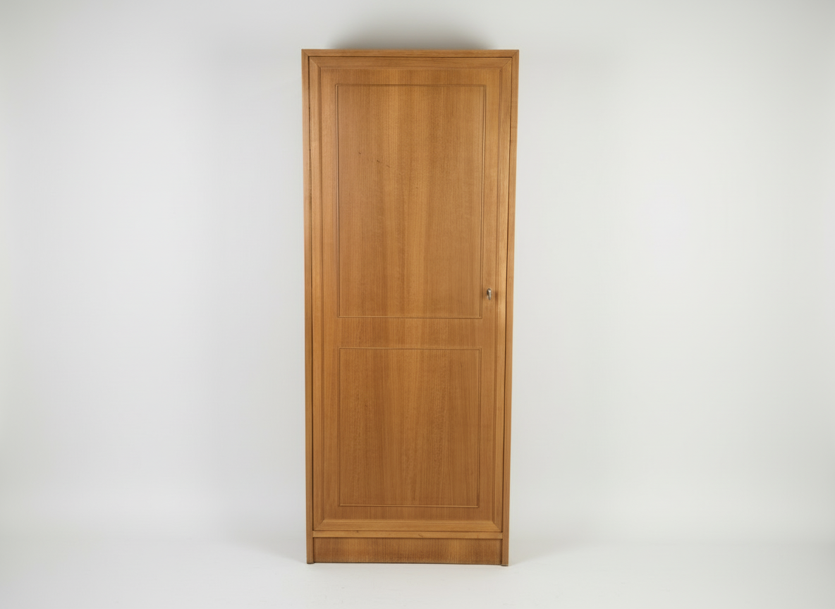 VINTAGE KLEIDERSCHRANK schrank nussbaum holz schmal Küchenschrank