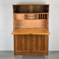 VINTAGE SEKRETÄR schrank bar nussbaum holz minibar vitirne