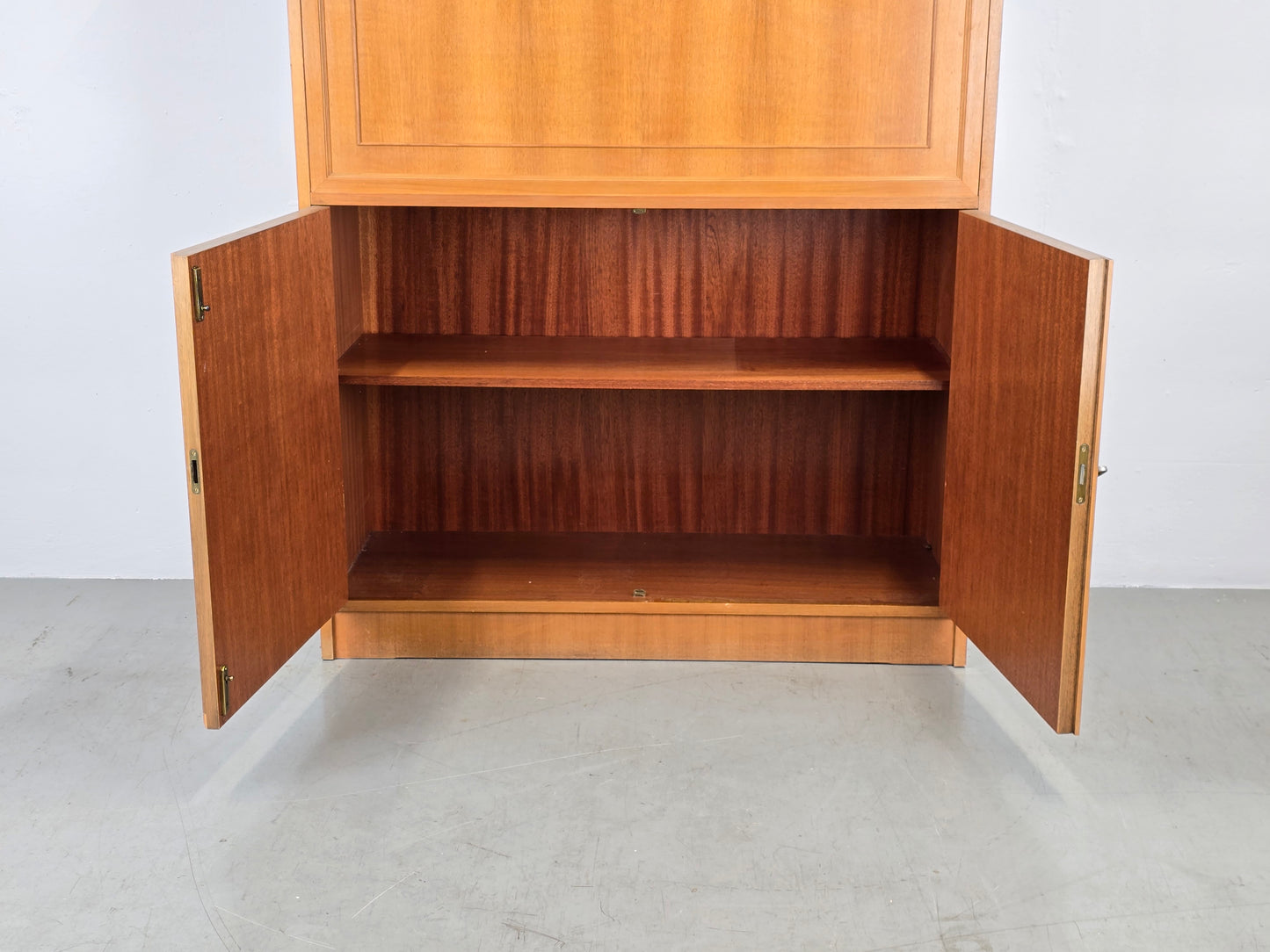 VINTAGE SEKRETÄR schrank bar nussbaum holz minibar vitirne