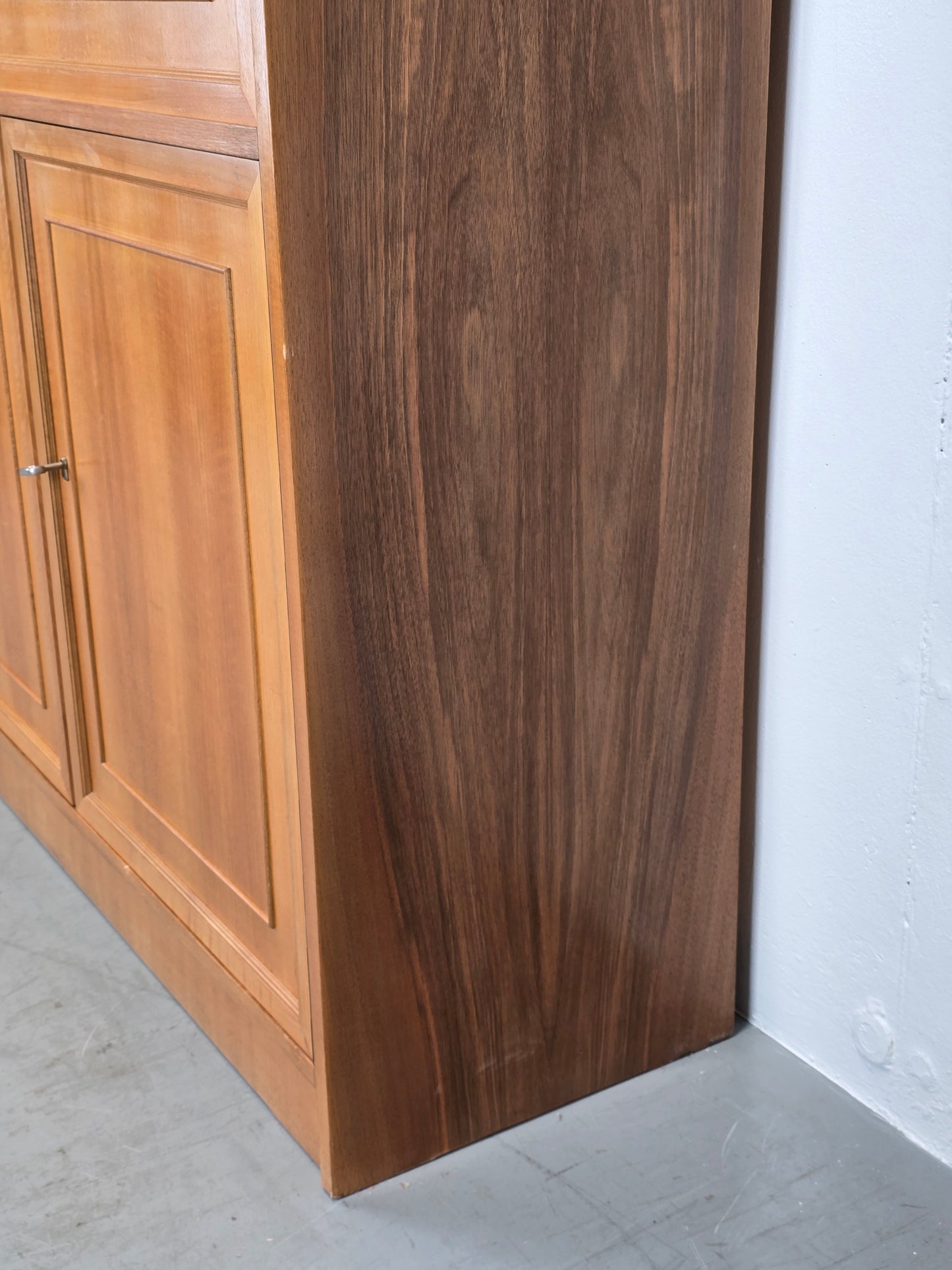 VINTAGE SEKRETÄR schrank bar nussbaum holz minibar vitirne