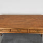 VINTAGE ESSTISCH schreibtisch tisch holz nussbaum antik schubladen