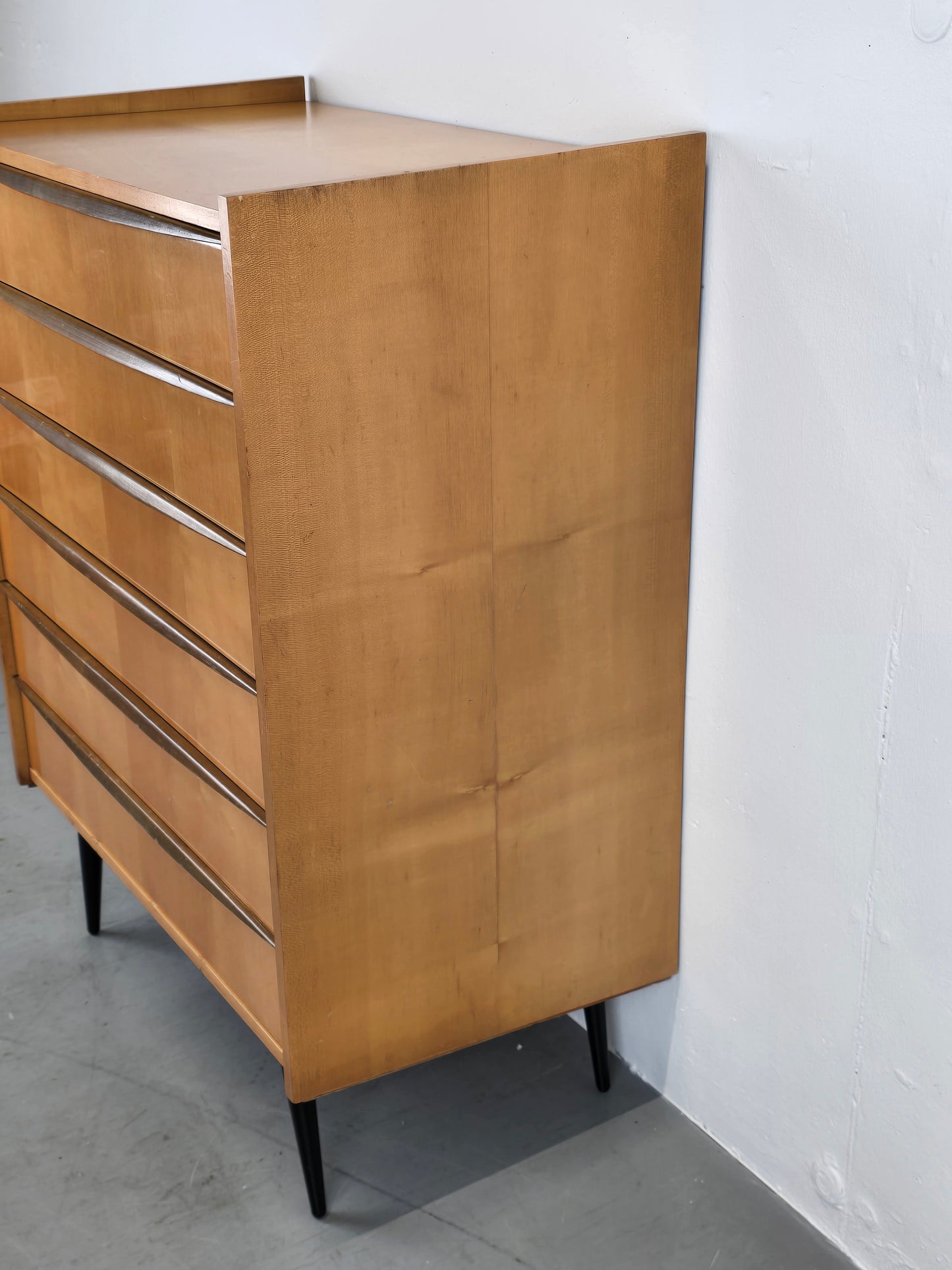 MID CENTURY SCHUBLADEN KOMMODE kleider vintage 1960er wäscheschrank