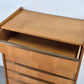 MID CENTURY SCHUBLADEN KOMMODE kleider vintage 1960er wäscheschrank