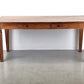 ANTIKER ESSTISCH tafel schreibtisch tisch massivholz tisch vintage schubladen