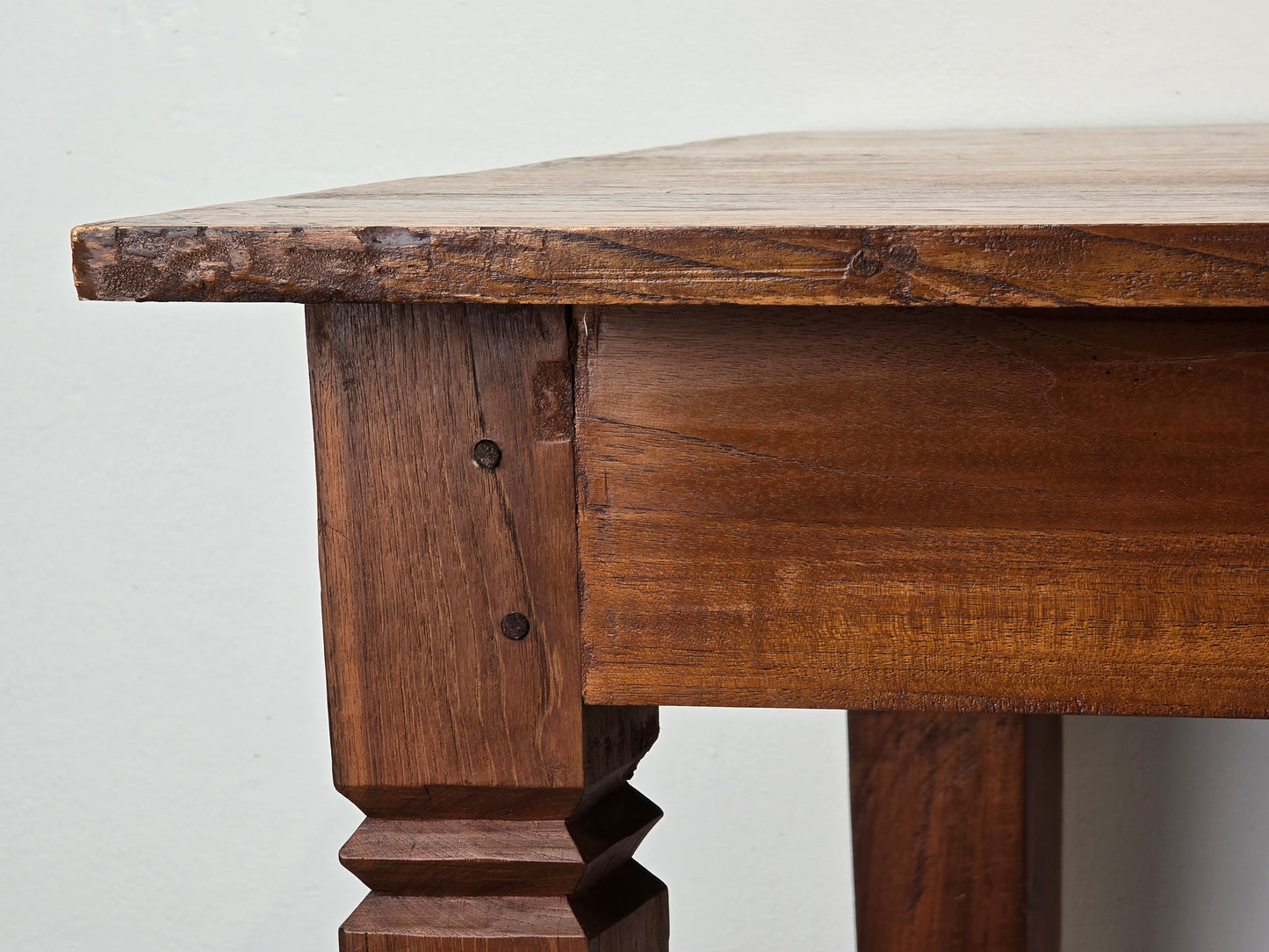 ANTIKER ESSTISCH tafel schreibtisch tisch massivholz tisch vintage schubladen