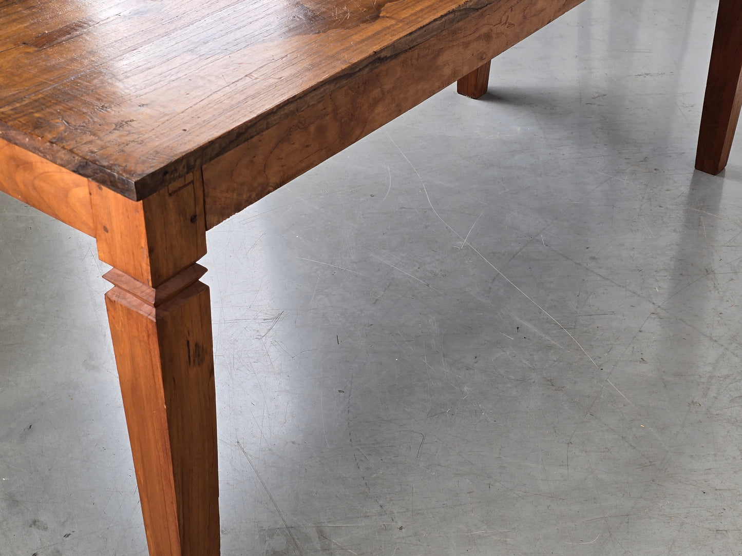 ANTIKER ESSTISCH tafel schreibtisch tisch massivholz tisch vintage schubladen