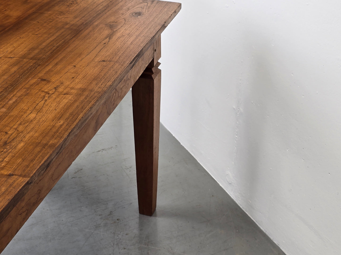 ANTIKER ESSTISCH tafel schreibtisch tisch massivholz tisch vintage schubladen