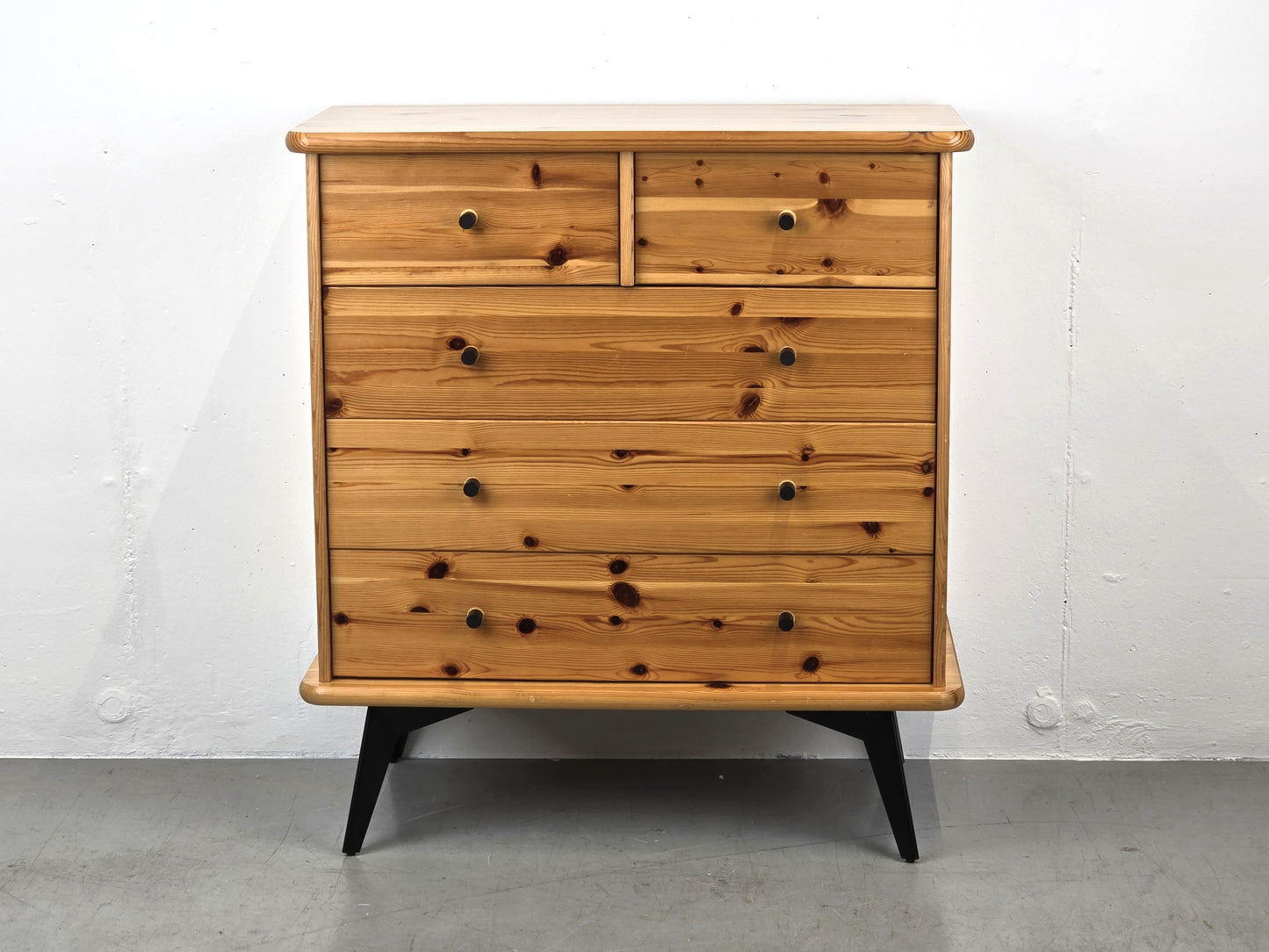VINTAGE SCHUBLADEN KOMMODE holz vollholz wäscheschrank schlafzimmer