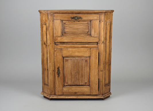 ANTIKE KOMMODE eckkommode schrank eckschrank vintage münz einwurf versteck