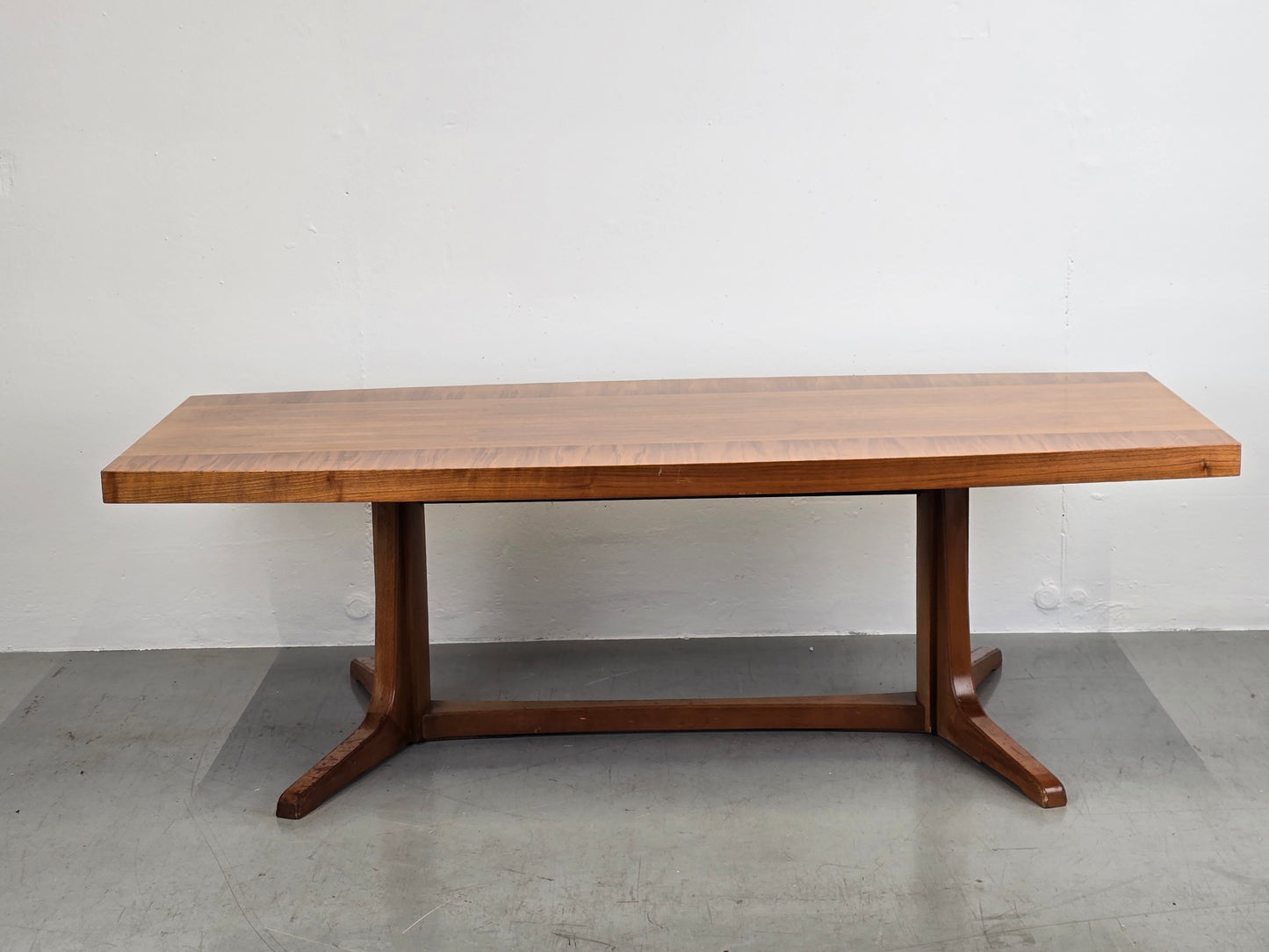 ILSE TISCH couchtisch esstisch schreibtisch vintage holz nussbaum mid century