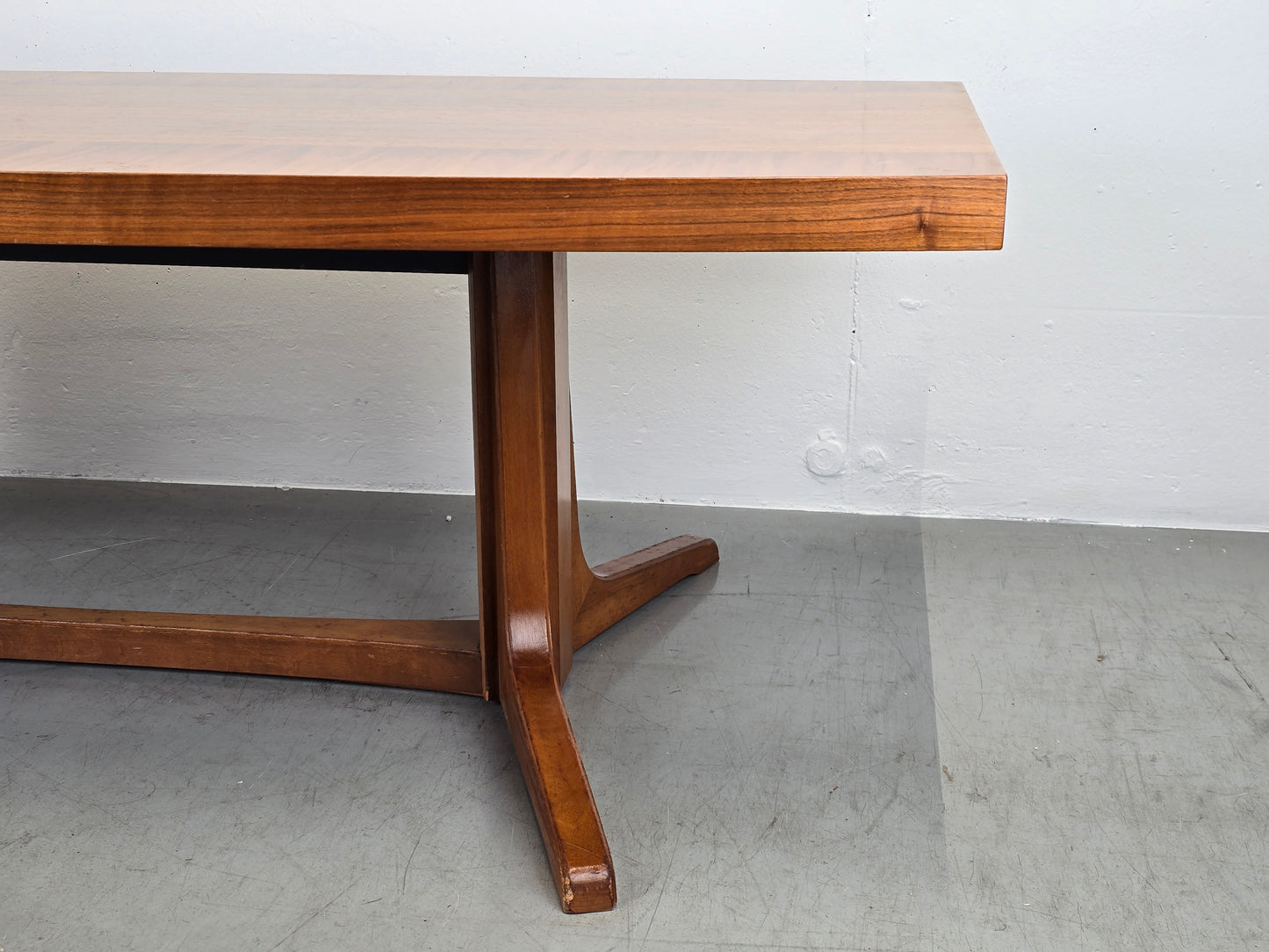 ILSE TISCH couchtisch esstisch schreibtisch vintage holz nussbaum mid century