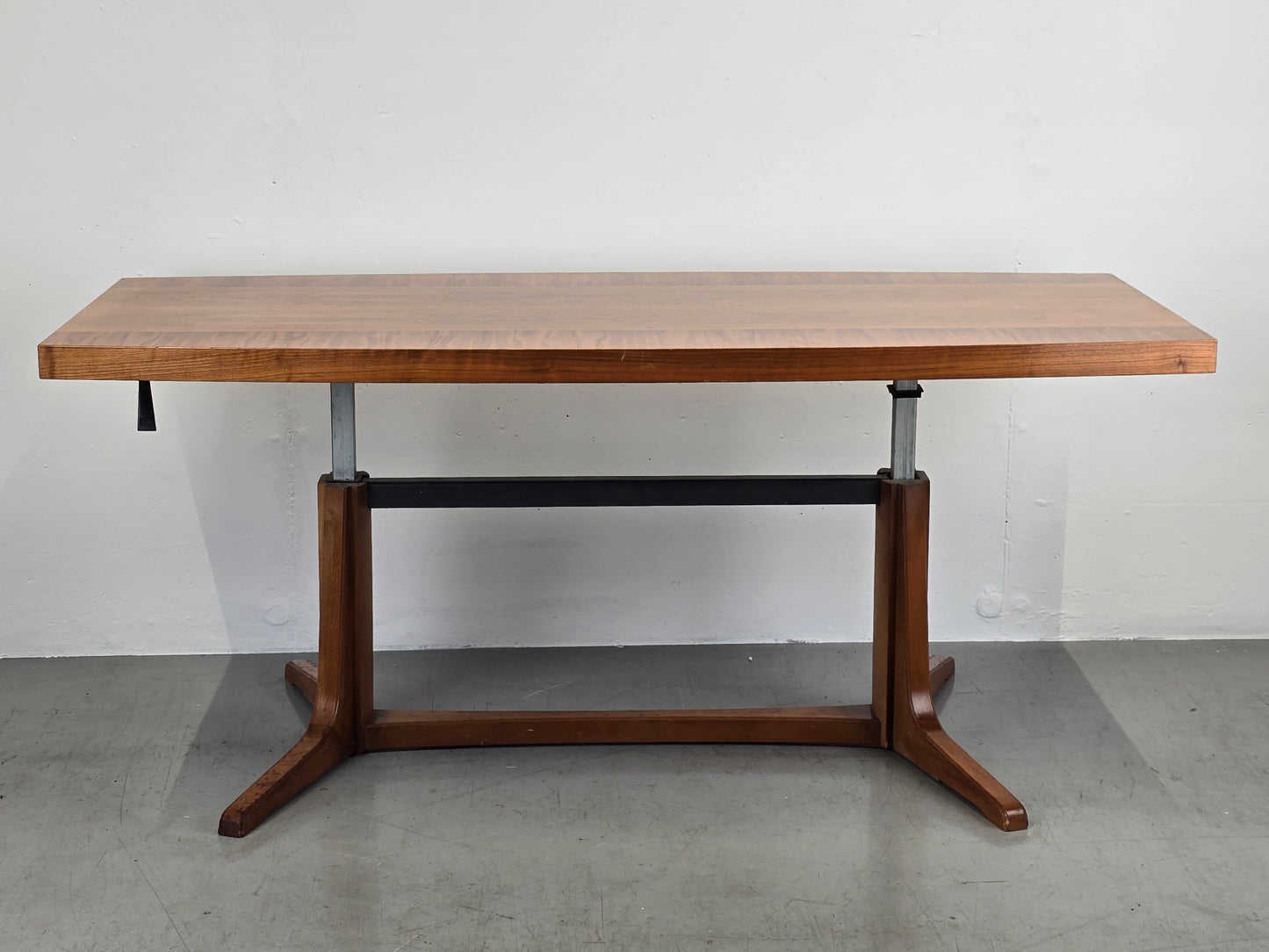 ILSE TISCH couchtisch esstisch schreibtisch vintage holz nussbaum mid century