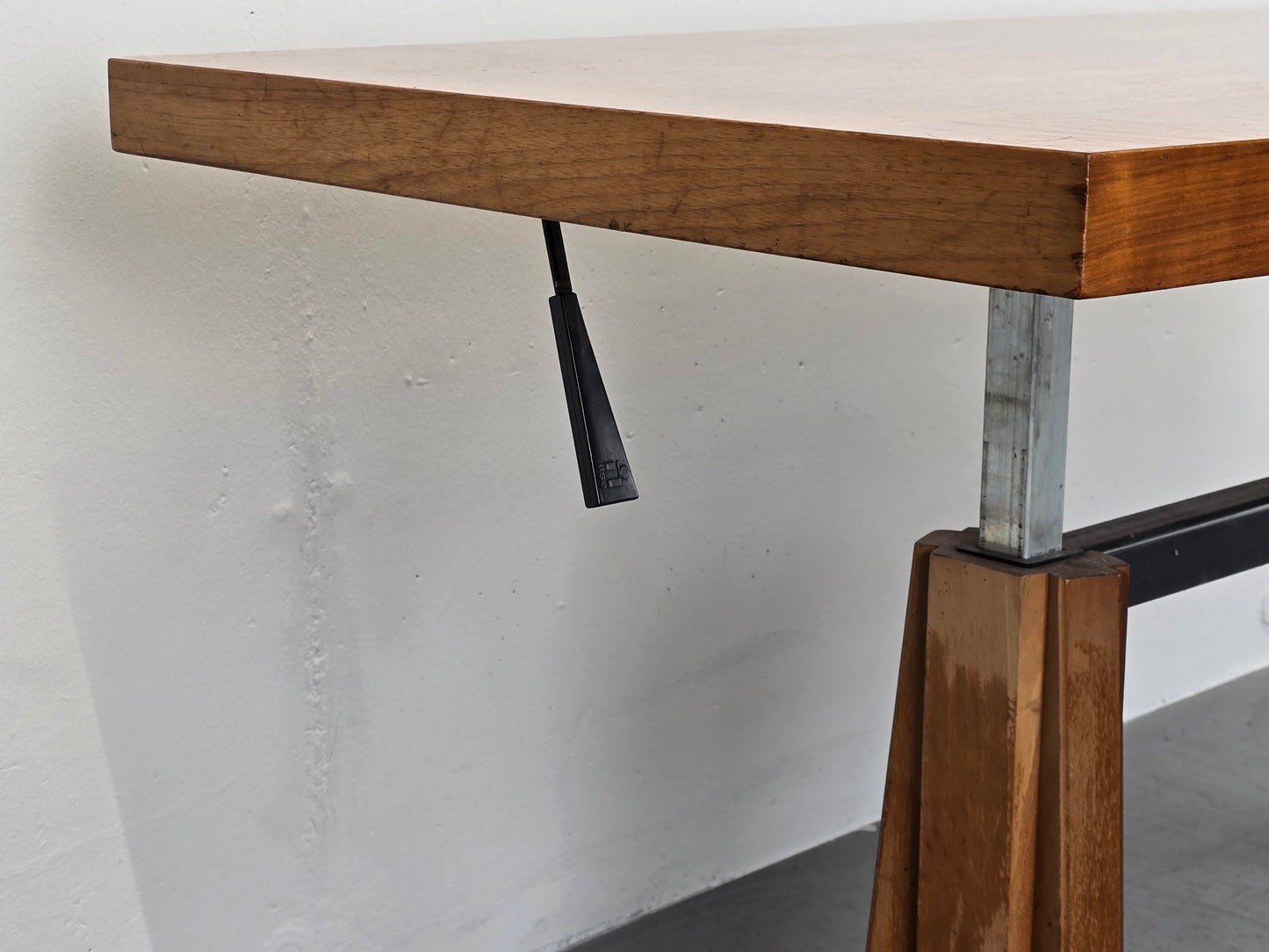 ILSE TISCH couchtisch esstisch schreibtisch vintage holz nussbaum mid century