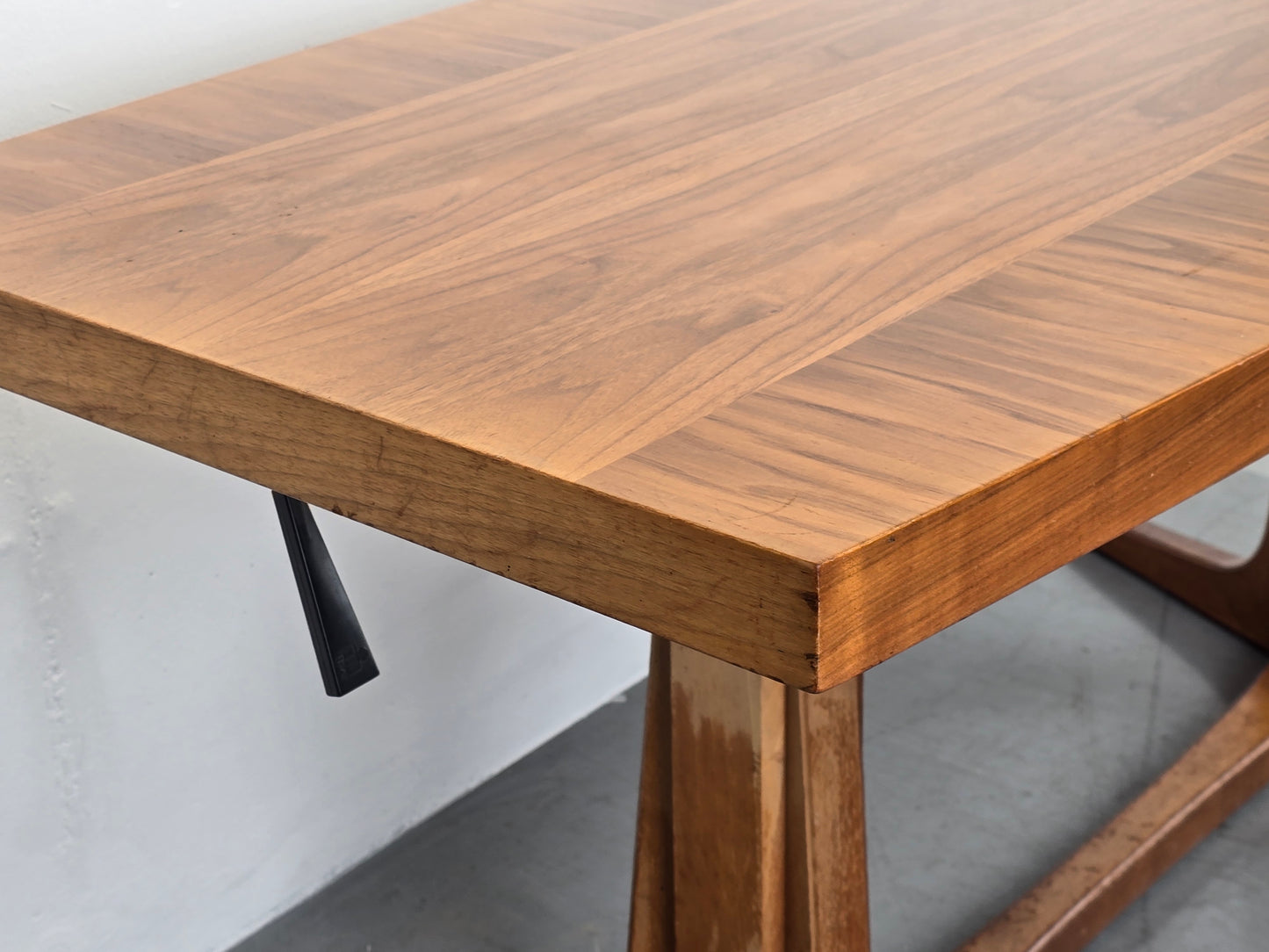 ILSE TISCH couchtisch esstisch schreibtisch vintage holz nussbaum mid century