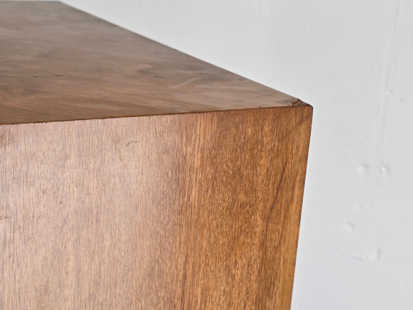 VINTAGE ECKSCHRANK kleiderschrank 1950er holz schrank eck kommode